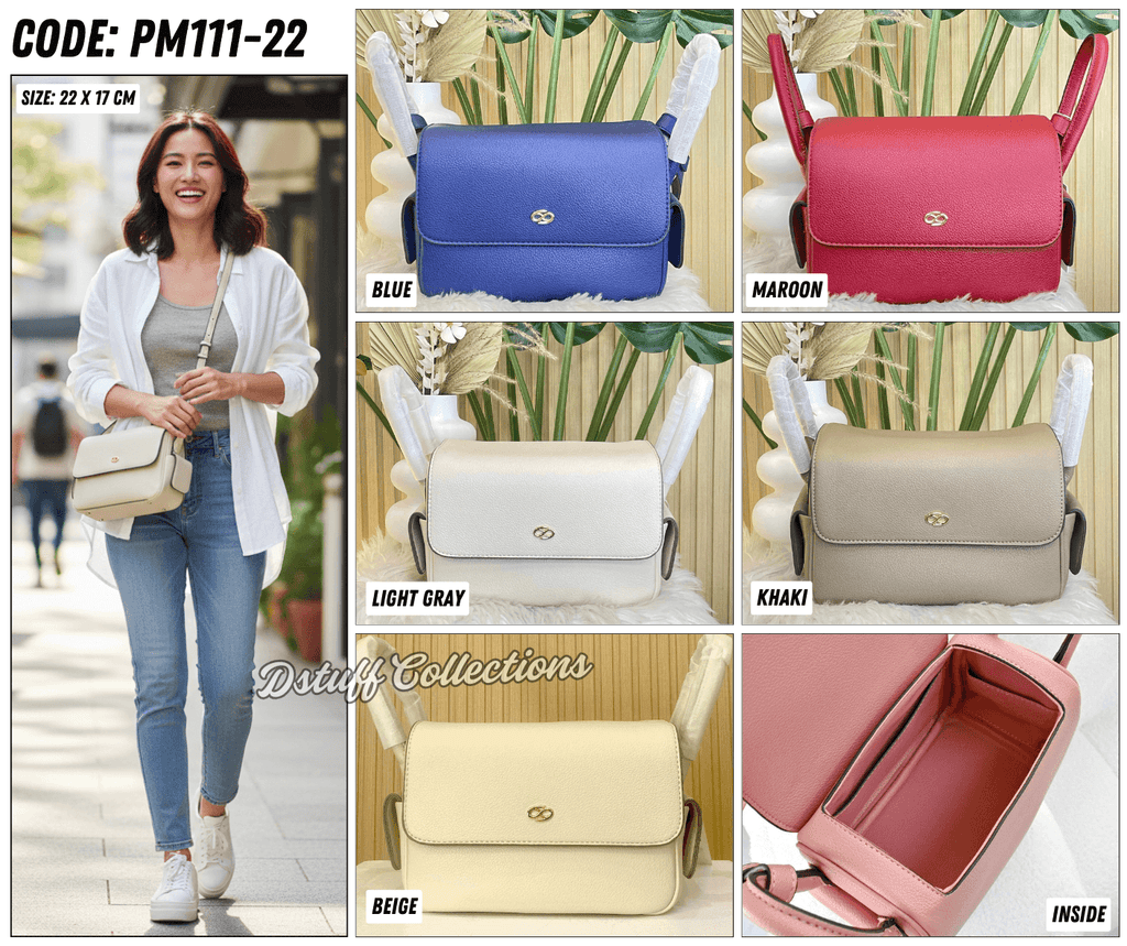 PIMMY BAG PM111-22. Treasure-Inspired 22cm Bag w/ 2 Straps